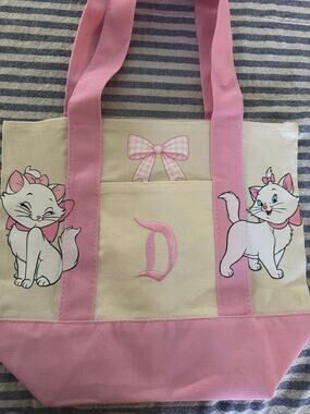 Disney Marie from Aristocats Double Sided Custom Made Mini Tote Bag